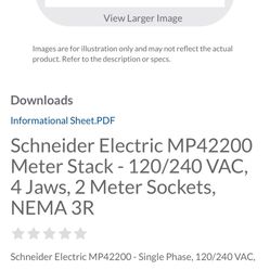 Square D 2 Meter 225amp 