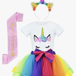 Unicorn Party Supplies- Birthday Outfit, Unicorn Mom Shirt Plus Extras