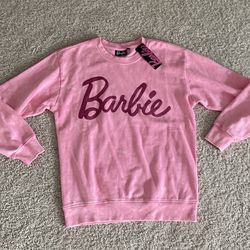 Barbie pink sweatshirt. S