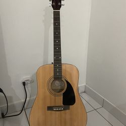 Fender FA-115 Dreadnought Acoustic Guitar - Natural Bundle with Gig Bag, Tuner, Strings, Strap, and Picks