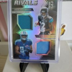 Titans Jaguars Davis Westbrook Jersey Card