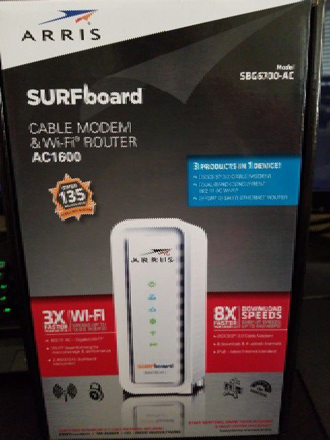 Arris Surfboard Cable modem/Router/Wifi