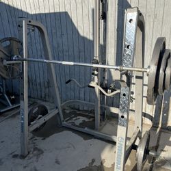 Squat Rack With Weights