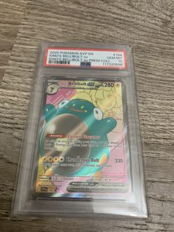 2025 PSA 10 Pokemon Iono's Bellibolt ex 194 Full Art Black Star Promo Card