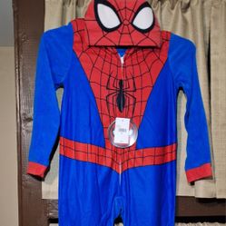 Spiderman Pajama Onesie Size 10