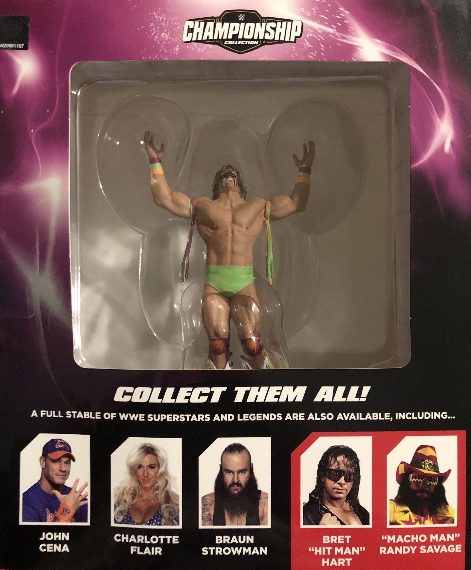 WWE/WWF ULTIMATE WARRIOR STATUE WITH COLLECTORS MAGAZINE