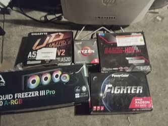 Rebel 3.0 Gaming PC - 5 box's new Arctic Liquid Freezer III Pro Gigabyte ASRock PowerColor AMD Ryzen