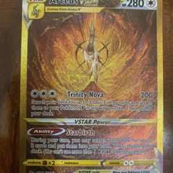 Pokemon Arceus VStar Crown Zenith GG70/GG70 Secret Rare Full Art Holo NM 💫
