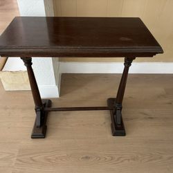 Real Wood Small Table 24”W X 12”D X 24”H