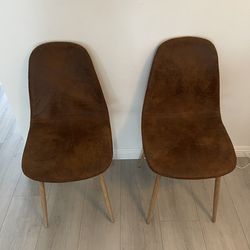 Brown chairs