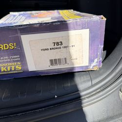 87-91 bronco dual stabilizers and body lift