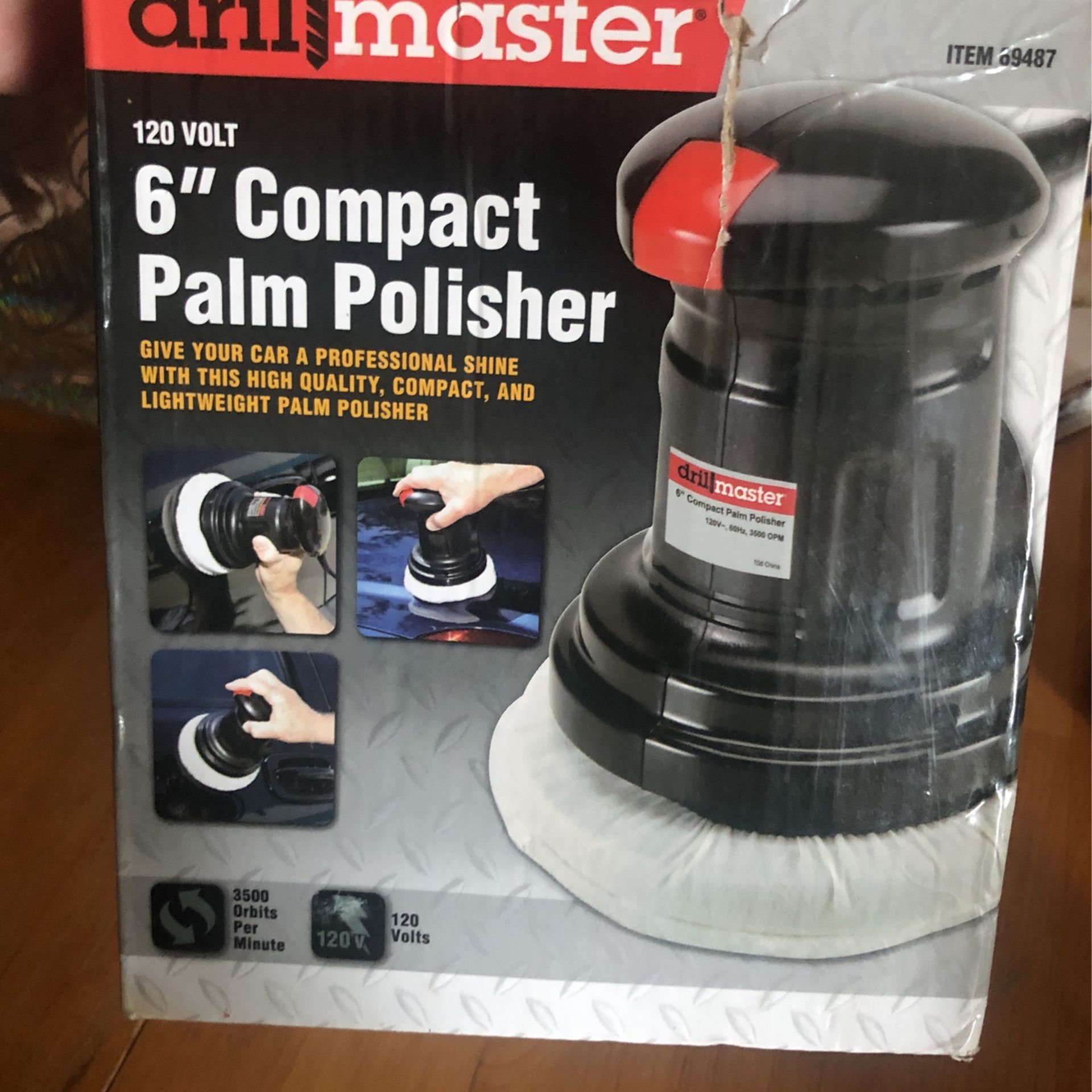 Drill master 6 2025 compact palm polisher