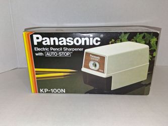 VINTAGE NEVER USED Panasonic KP-100N electric pencil sharpener with auto shut-off $20 FIRM