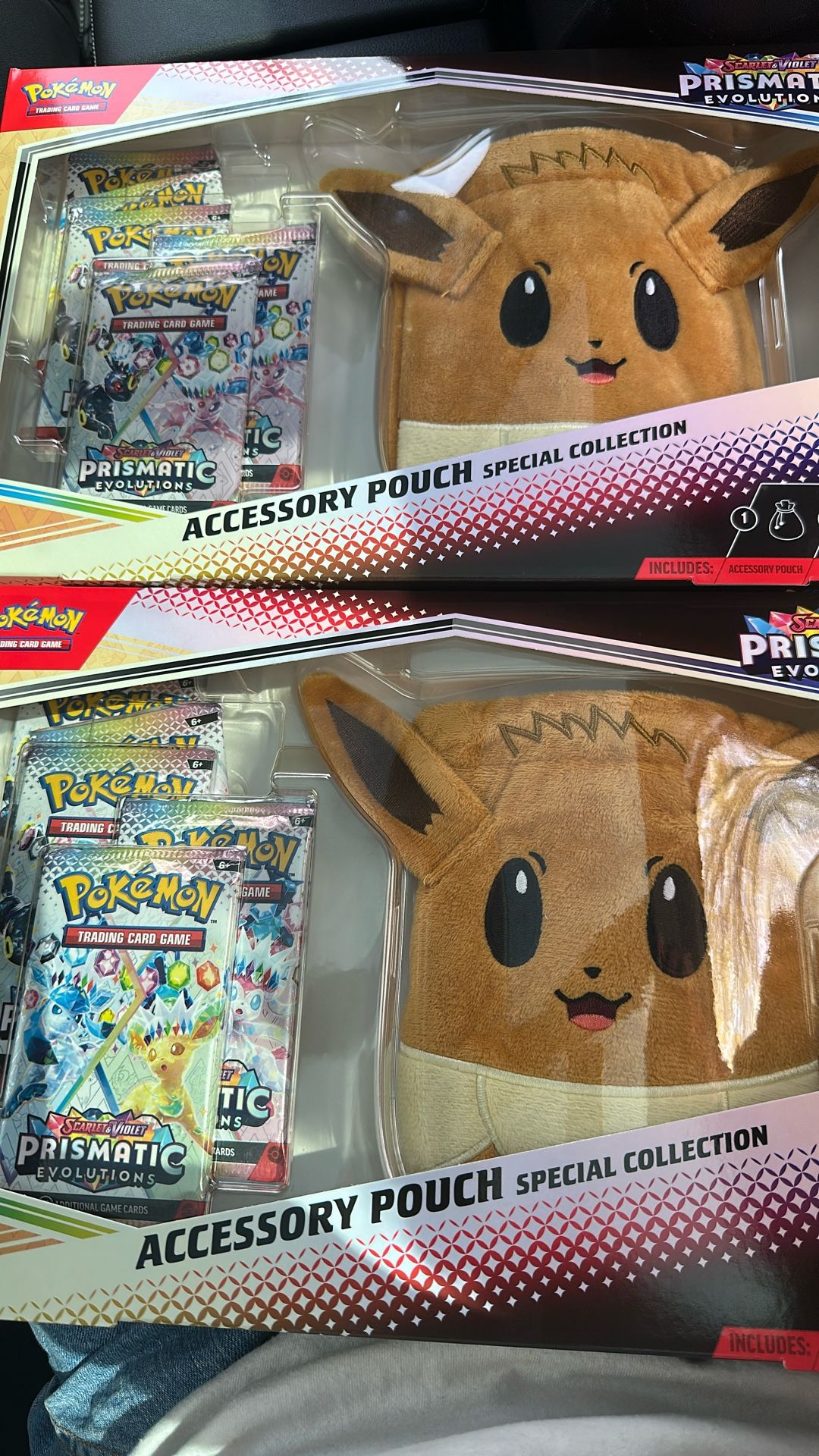 Prismatic Evolutions Eevee Pouch