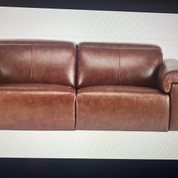 Kasala recliner Leather Couch
