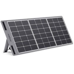 Portable Solar Panels [NEW] - 100 Watt for Solar Generator with Kickstand, Foldable Mono Cell Solar Charger with USB DC Outputs for Phones Camera, IP6