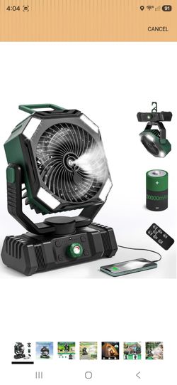 Rechargeable Camping Fan