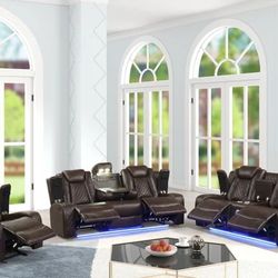 BRAND NEW 3 PIECES RECLINER SET