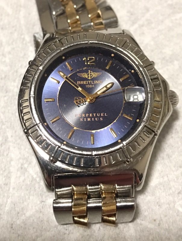 Ladies Breitling Sirius Perpetual Watch in Solid Stainless Steel and 18k Gold