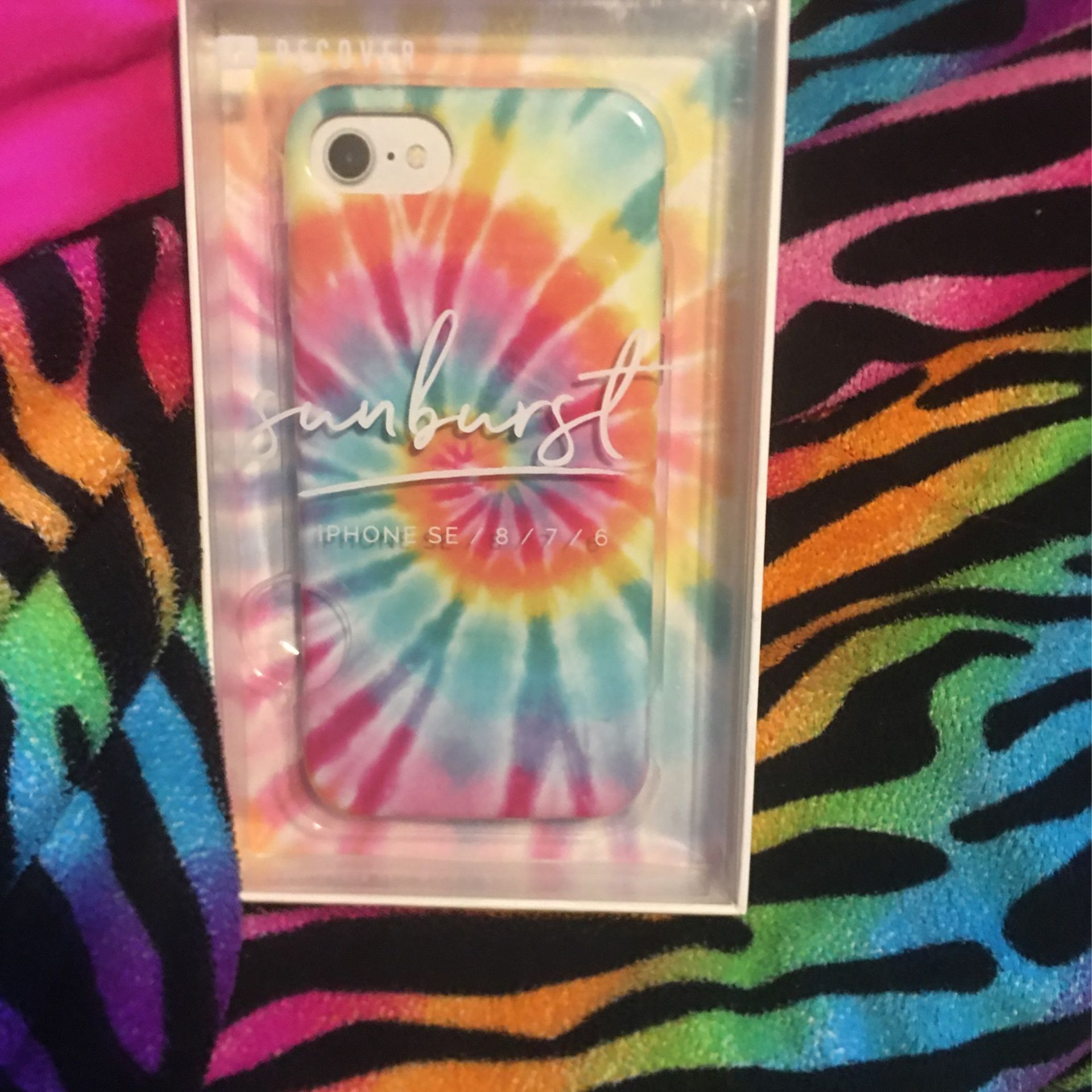 Tie dye iPhone Case