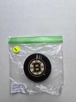 Bryon Bitz Signed Boston Bruins Hockey Puck - PSA COA Authenticated