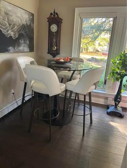 Pub height 4 person dining table-Delivery available