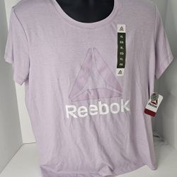 Womens XL Reebok Lavender Frost Everyday Active Tee 