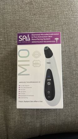 Spa Sciences - MIO - Diamond Tip Microdermabrasion Blackhead Remover, Pore Cleansing, & Resurfacing System - Reduces Acne Scars, Wrinkles, and Exfolia