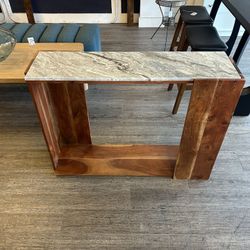 Variety Of New Marble / Travertine Top Entry Table / Sofa Table / Console  