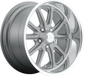U.S. Mags U111 Rambler 20x8 5x127 +1 Textured Gray DC Lip Wheel