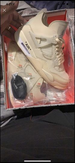 Off white Jordan 4s size 12(m)