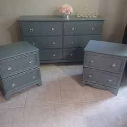 Dresser And Two Nightstands