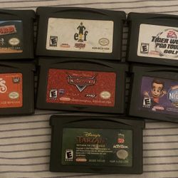 Game Boy Advance GBA Game Lot 7 Games - Tested Working 