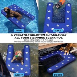 NEW! Inflatable Dock Platform with Electric Pump/ Dog Boat