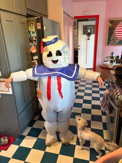 Stay Puft Marshmallow Man Ghostbusters blow up Halloween costume