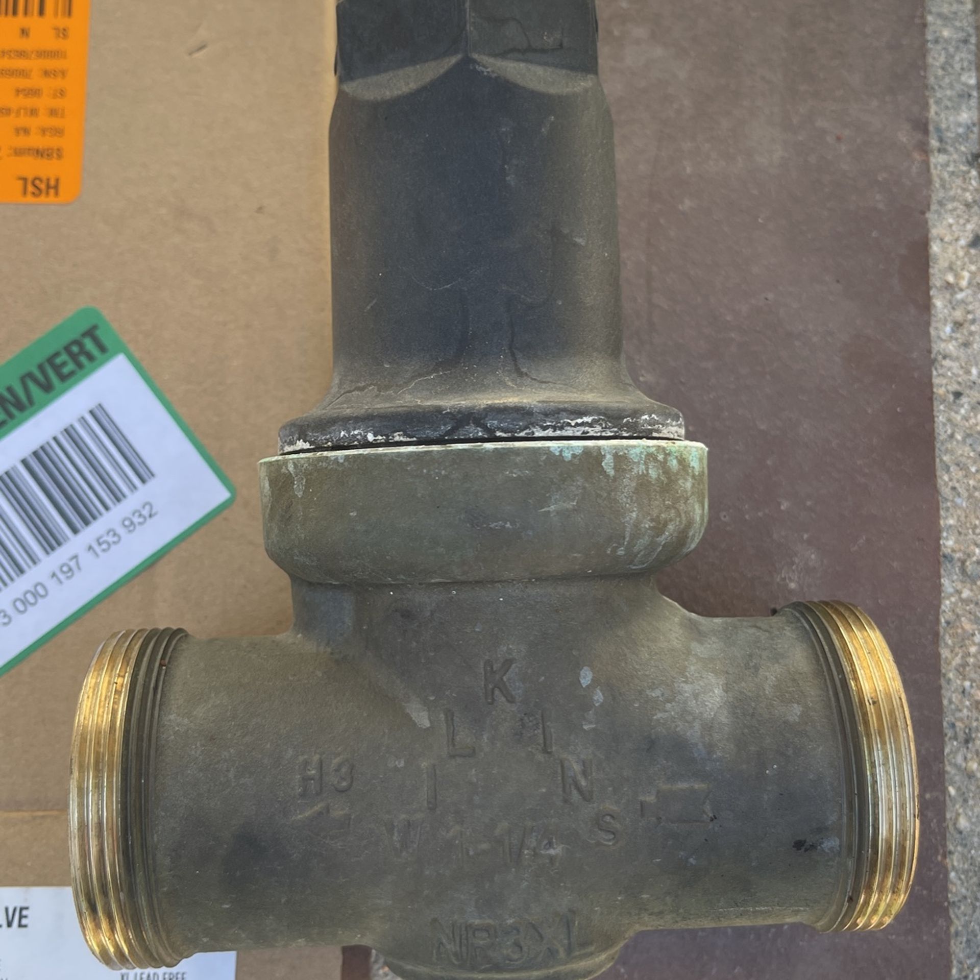 Wilkins 1-1/4 in. NR3XL Pressure Reducing Valve with Double Union   Zurn Walkins Water pressure reducing valve 1 1/4 inch  R and 3XLDULU