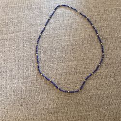 Lapis and Gold Necklace 