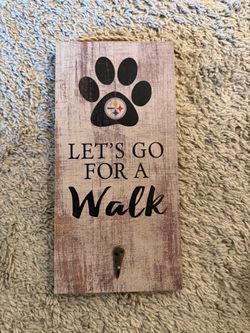 Dog Leash Holder - Steelers