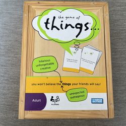 Game of THINGS...— Hilarious Party Game — You Won't Believe the THINGS... You Hear — Ages 14+ 