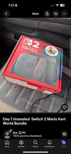 Switch 2 Bundle Mario Kart World BNIB