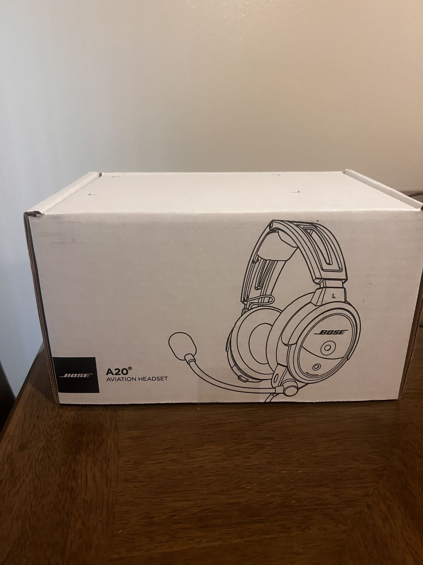 Bose A20 Aviation Headset – Dual GA Plug – Open Box / Never Used