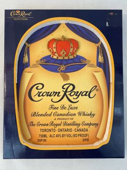 Crown Royal 3D wall art wooden hanging picture Outfitters Evandale
