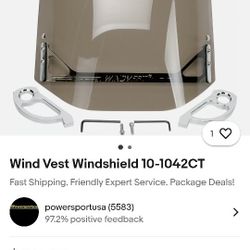 Windvest motorcycle Windshield 