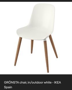 IKEA Grönsta White Chairs