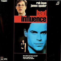 Bad Influence Laserdisc LD Rob Lowe, James Spader.