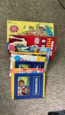 Educational books, textbook, board games, building kit