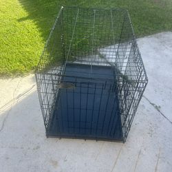 Dog Crate 2 Door Metal Folds Up