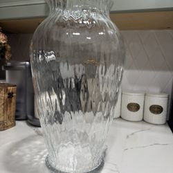 Tall Glass Vase