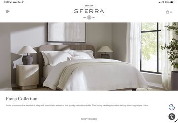 Sferra Fiona Collection Queen Size Bedding Set