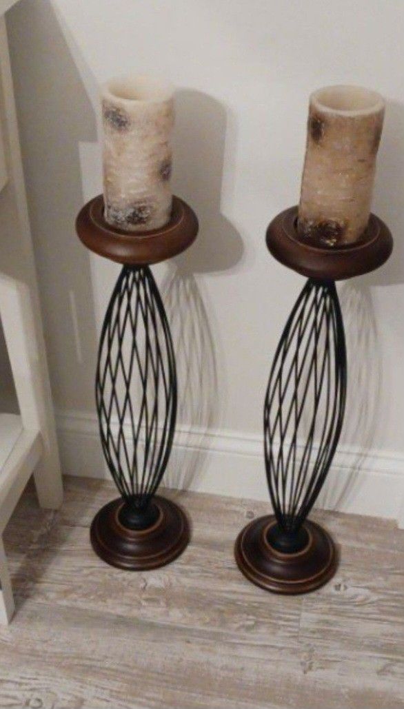Two Candle Holders